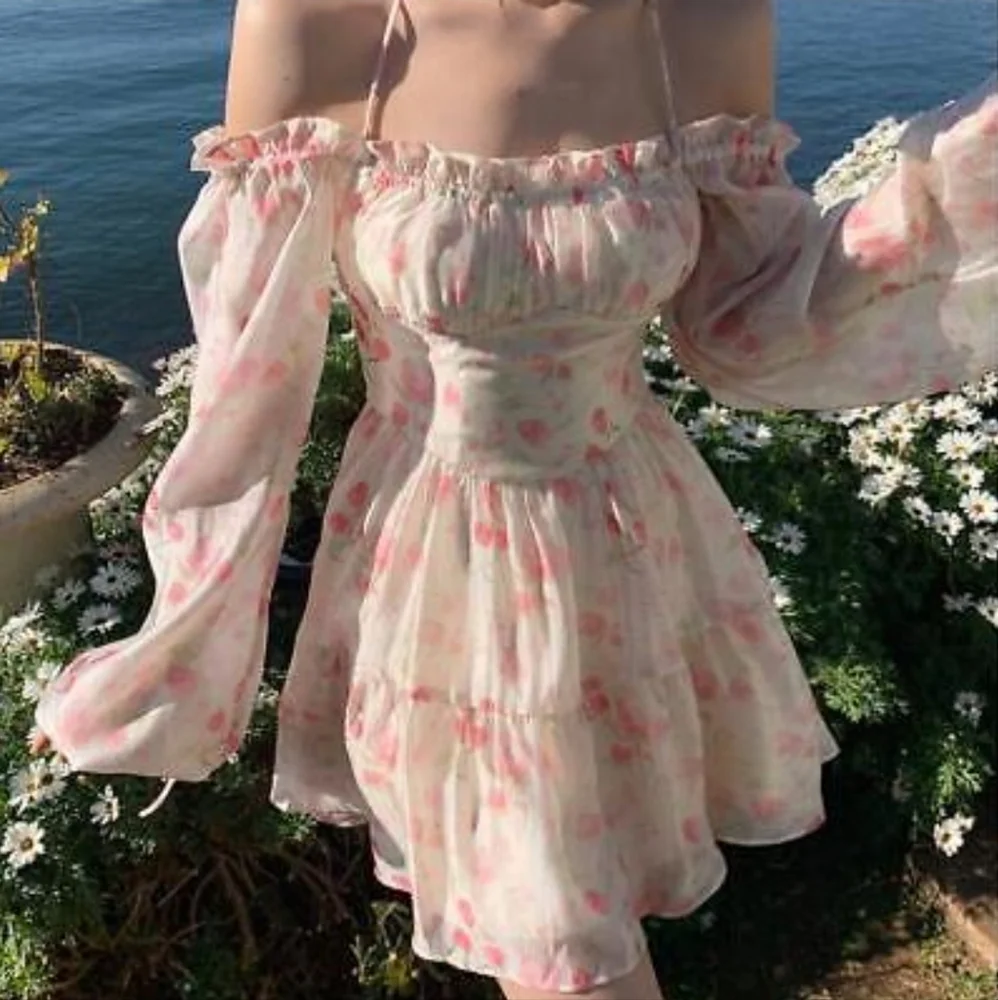 Floral mini dress xs - Picture 3 of 9